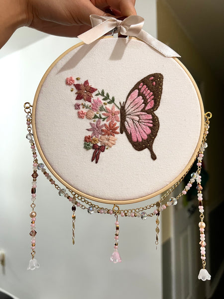 Coquette Butterfly Hoop