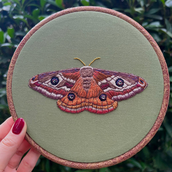 Emperor Moth Hoop