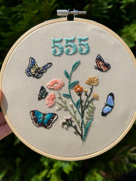 555 Butterfly Hoop