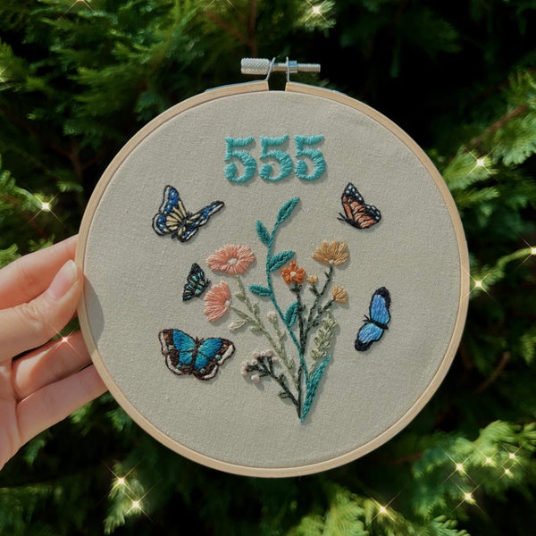 555 Butterfly Hoop